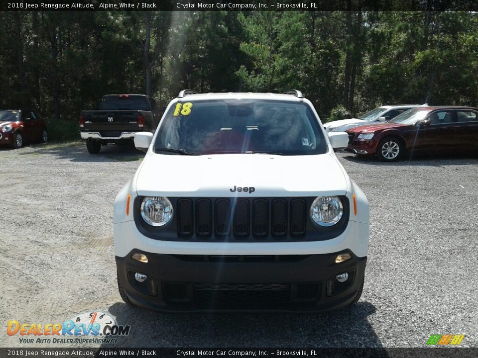 2018 Jeep Renegade Altitude Alpine White / Black Photo #8