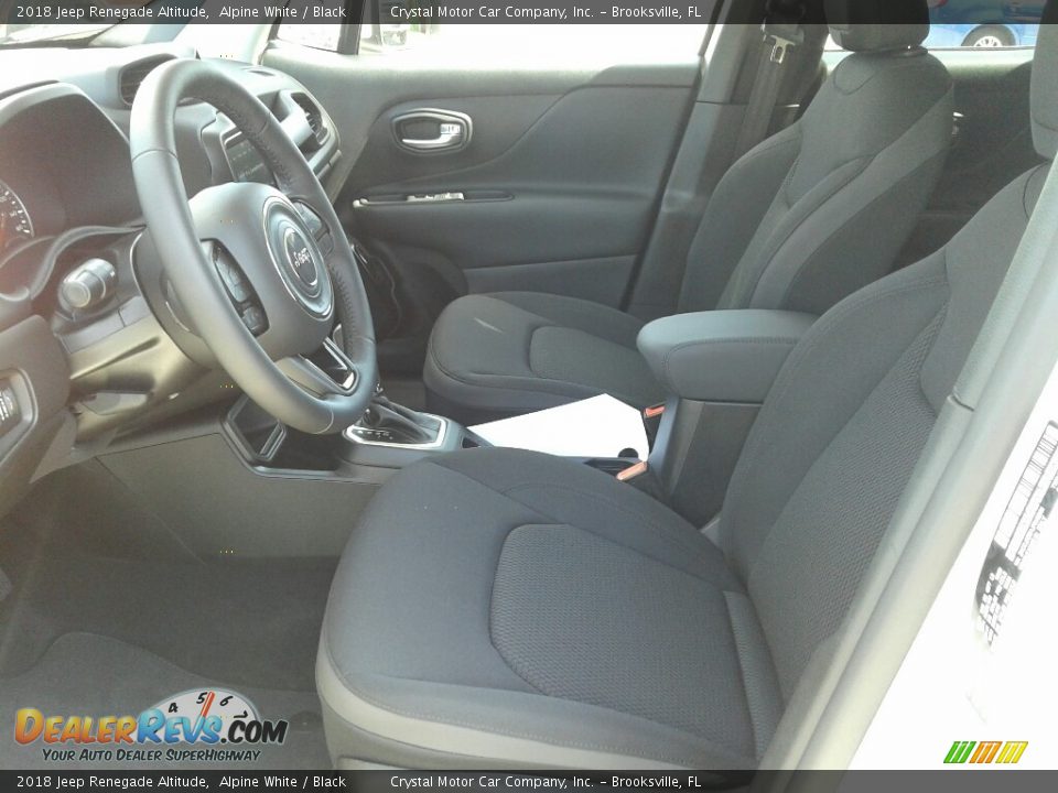 2018 Jeep Renegade Altitude Alpine White / Black Photo #9
