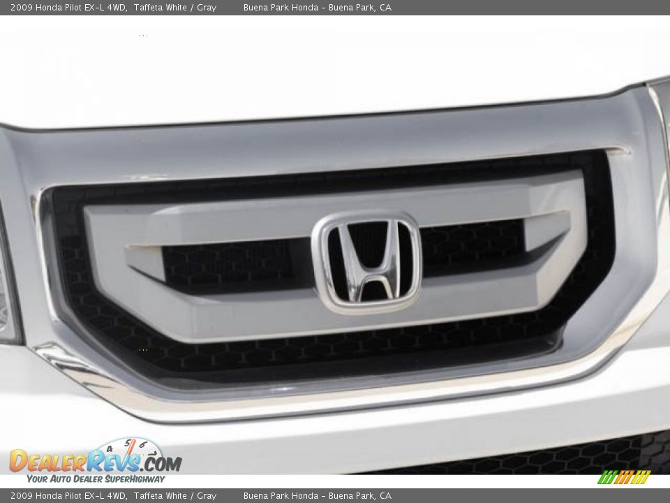 2009 Honda Pilot EX-L 4WD Taffeta White / Gray Photo #8