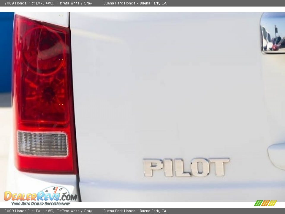 2009 Honda Pilot EX-L 4WD Taffeta White / Gray Photo #11