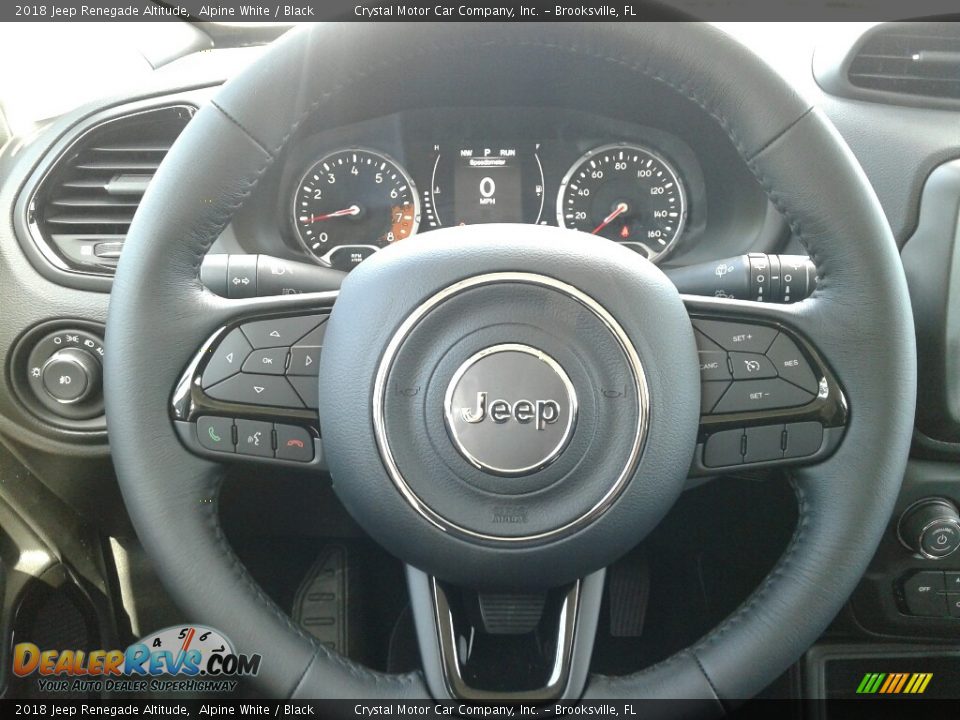 2018 Jeep Renegade Altitude Alpine White / Black Photo #14