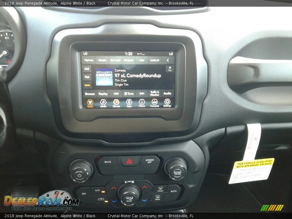 2018 Jeep Renegade Altitude Alpine White / Black Photo #15