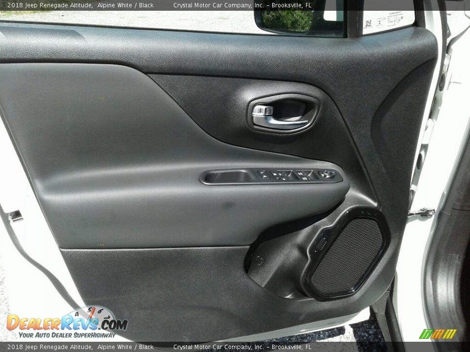 2018 Jeep Renegade Altitude Alpine White / Black Photo #17