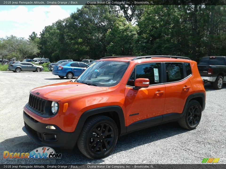 2018 Jeep Renegade Altitude Omaha Orange / Black Photo #1