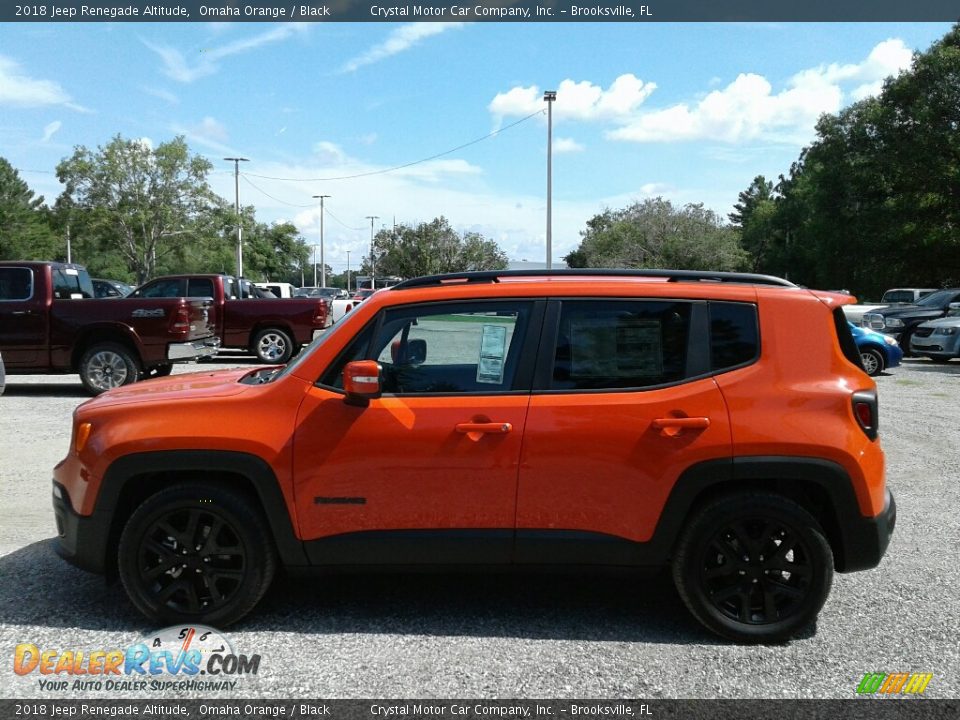 2018 Jeep Renegade Altitude Omaha Orange / Black Photo #2