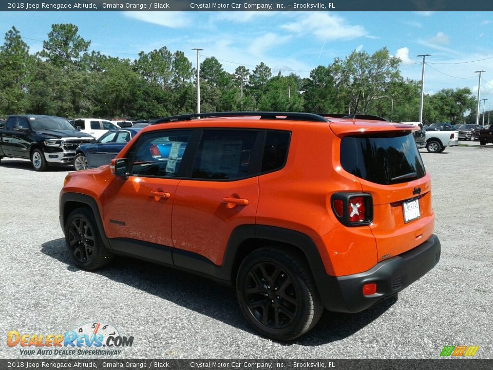 2018 Jeep Renegade Altitude Omaha Orange / Black Photo #3