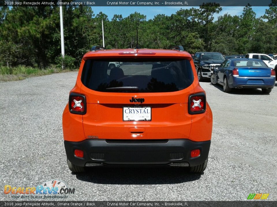 2018 Jeep Renegade Altitude Omaha Orange / Black Photo #4