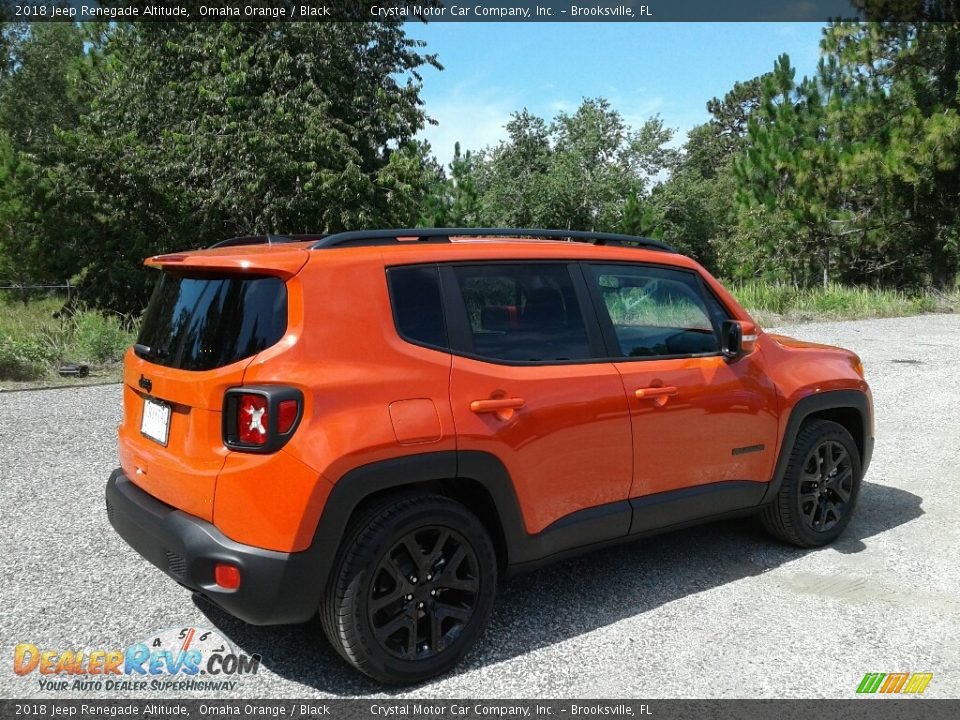 2018 Jeep Renegade Altitude Omaha Orange / Black Photo #5