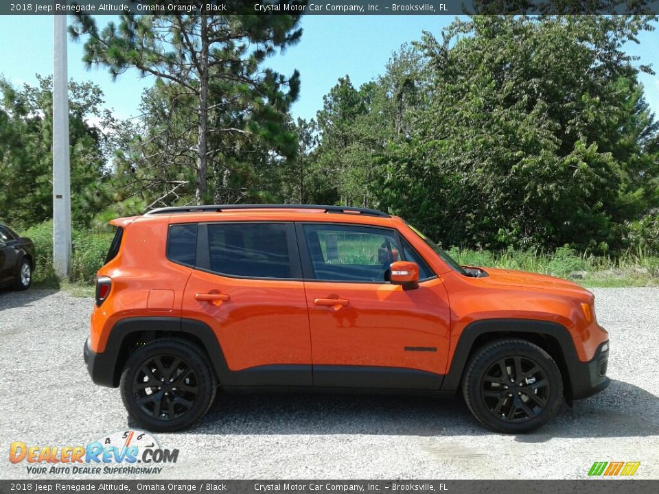 2018 Jeep Renegade Altitude Omaha Orange / Black Photo #6