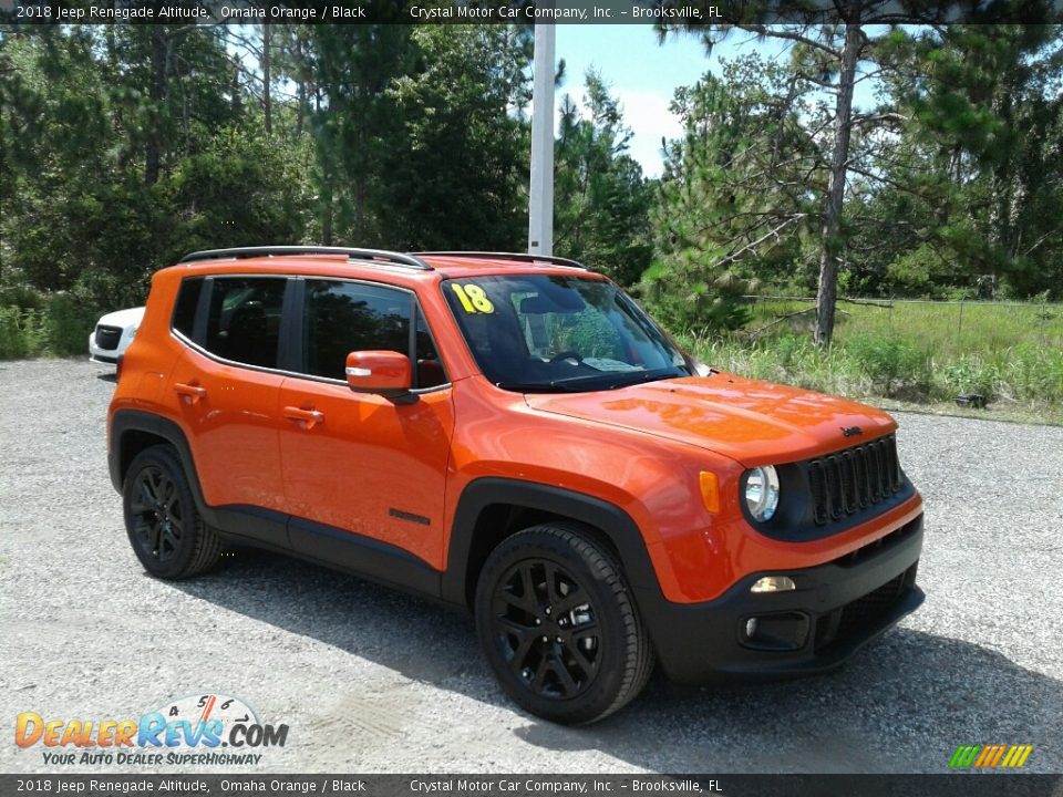 2018 Jeep Renegade Altitude Omaha Orange / Black Photo #7