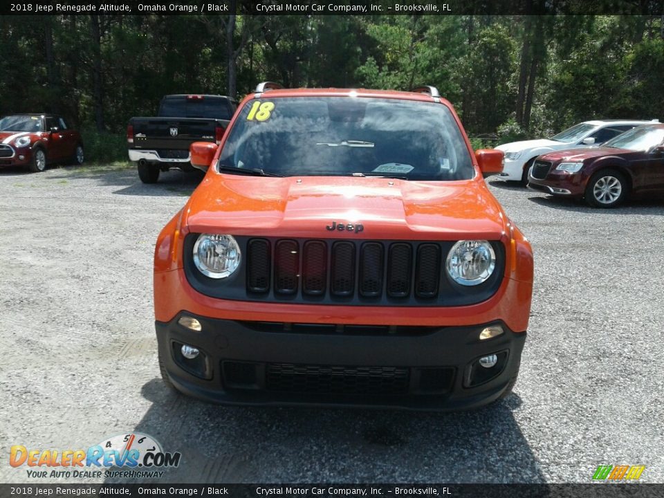 2018 Jeep Renegade Altitude Omaha Orange / Black Photo #8