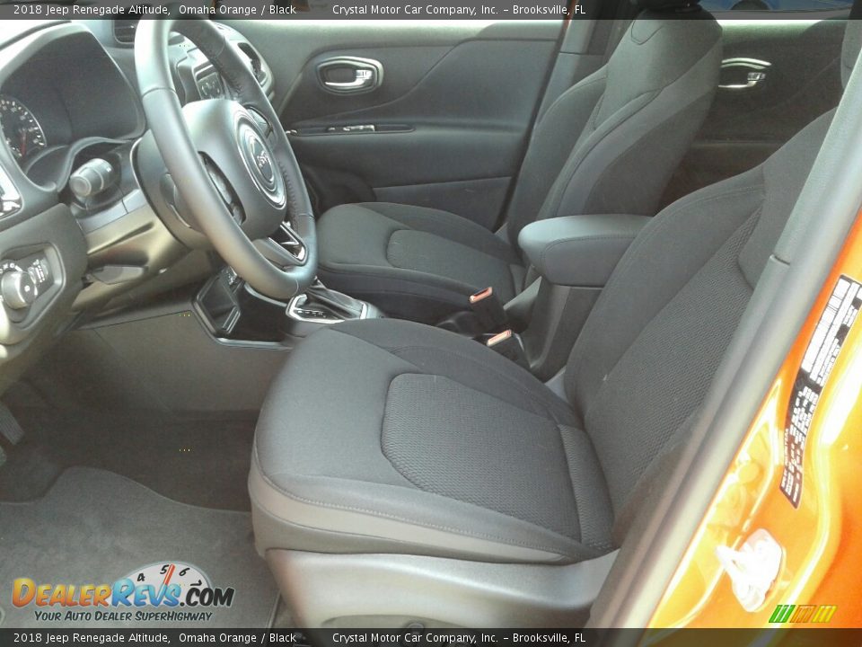 2018 Jeep Renegade Altitude Omaha Orange / Black Photo #9