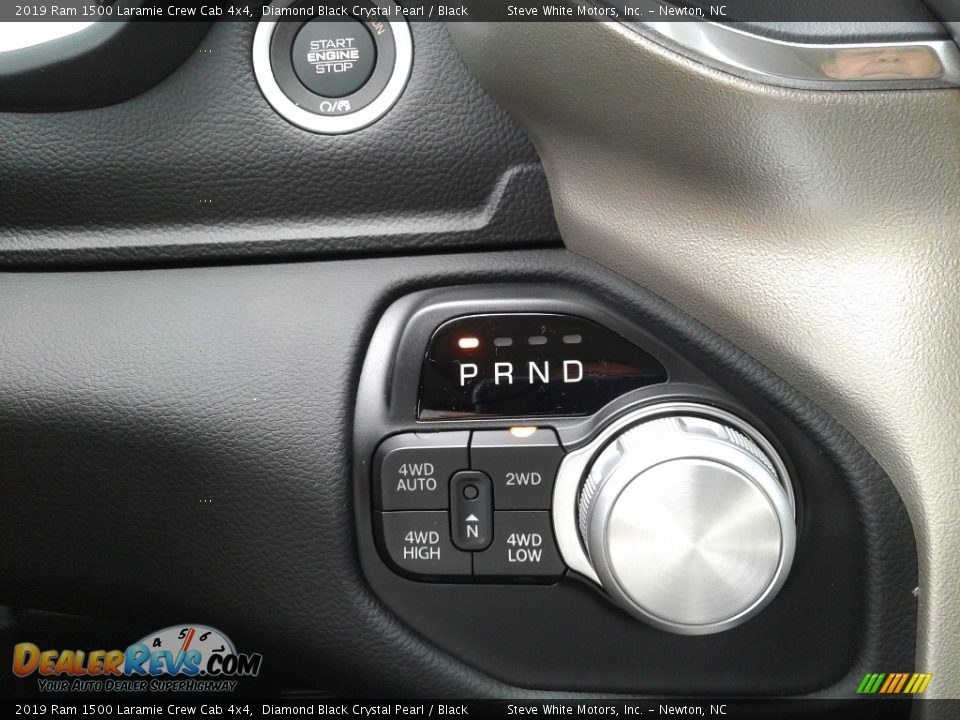 2019 Ram 1500 Laramie Crew Cab 4x4 Diamond Black Crystal Pearl / Black Photo #29