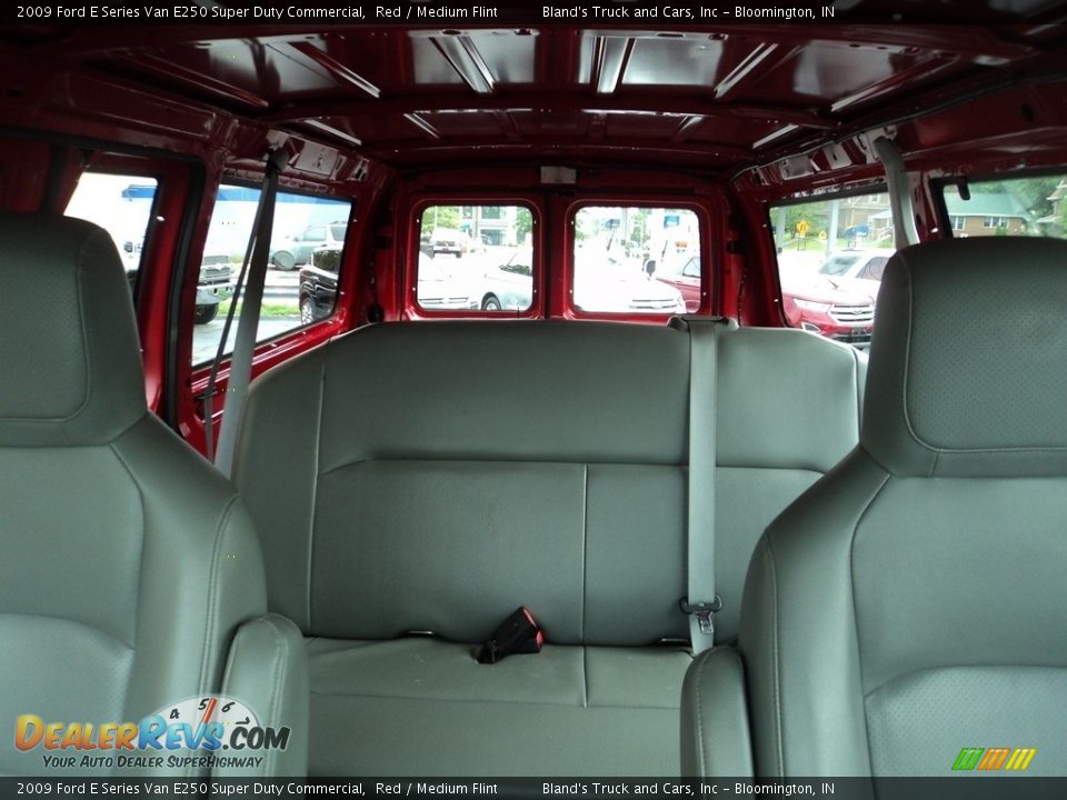 2009 Ford E Series Van E250 Super Duty Commercial Red / Medium Flint Photo #17