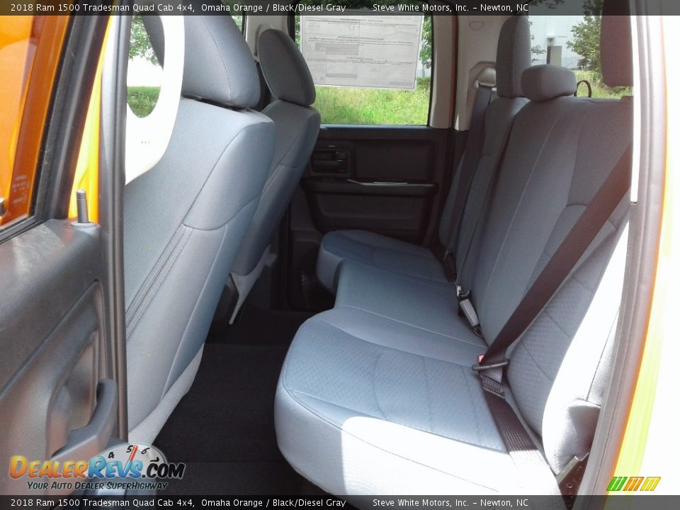 2018 Ram 1500 Tradesman Quad Cab 4x4 Omaha Orange / Black/Diesel Gray Photo #11