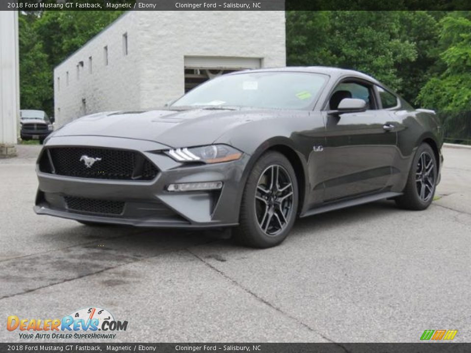 2018 Ford Mustang GT Fastback Magnetic / Ebony Photo #3