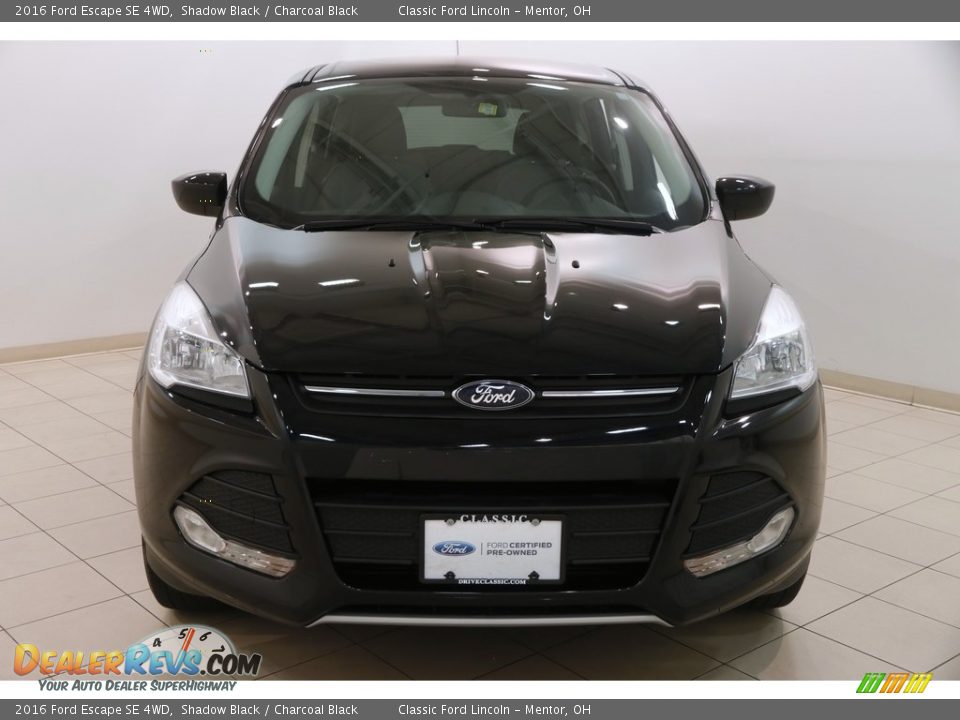 2016 Ford Escape SE 4WD Shadow Black / Charcoal Black Photo #2