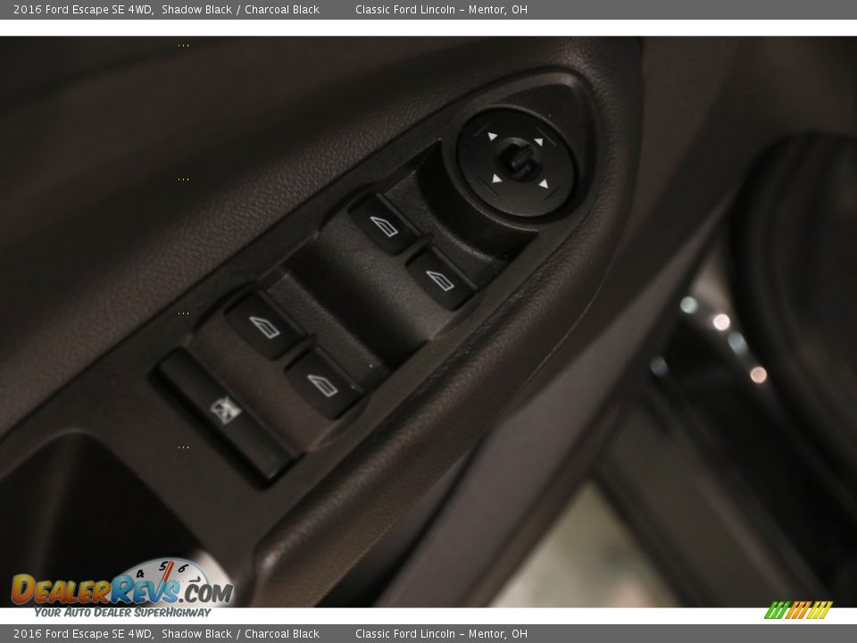 2016 Ford Escape SE 4WD Shadow Black / Charcoal Black Photo #6