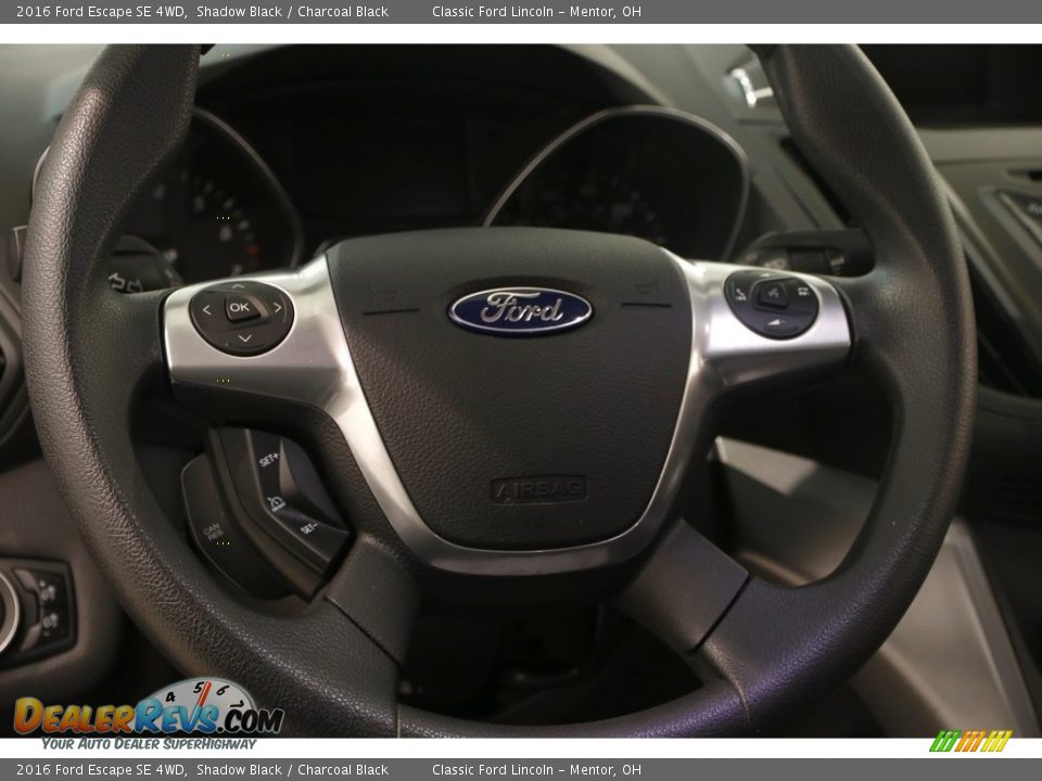 2016 Ford Escape SE 4WD Shadow Black / Charcoal Black Photo #9