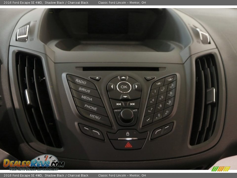 2016 Ford Escape SE 4WD Shadow Black / Charcoal Black Photo #11