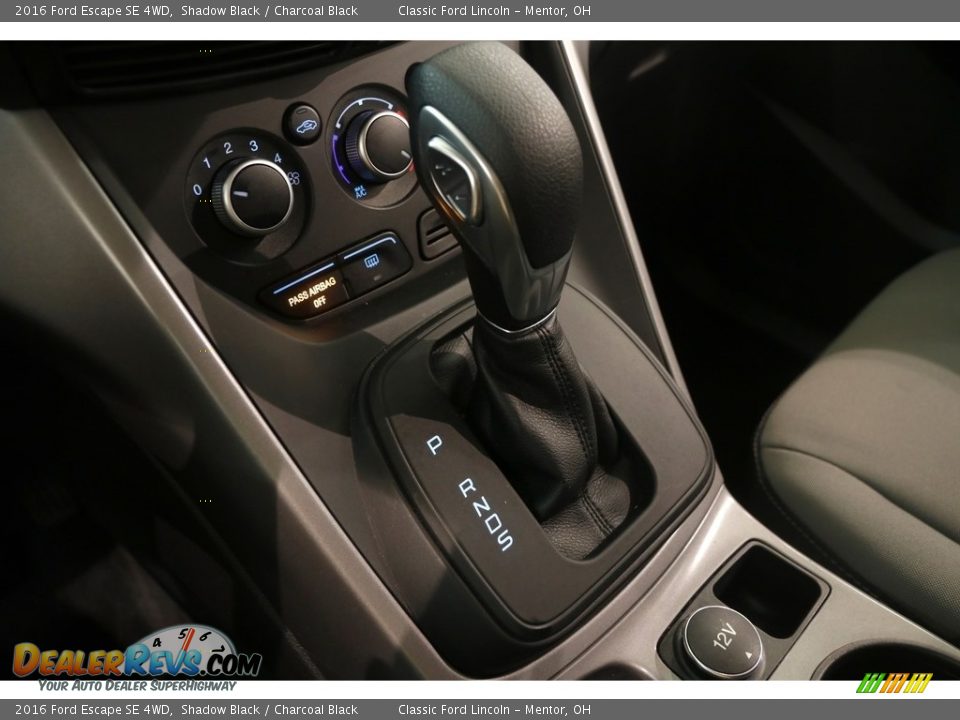 2016 Ford Escape SE 4WD Shadow Black / Charcoal Black Photo #15
