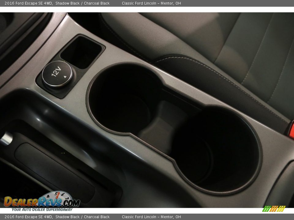 2016 Ford Escape SE 4WD Shadow Black / Charcoal Black Photo #16