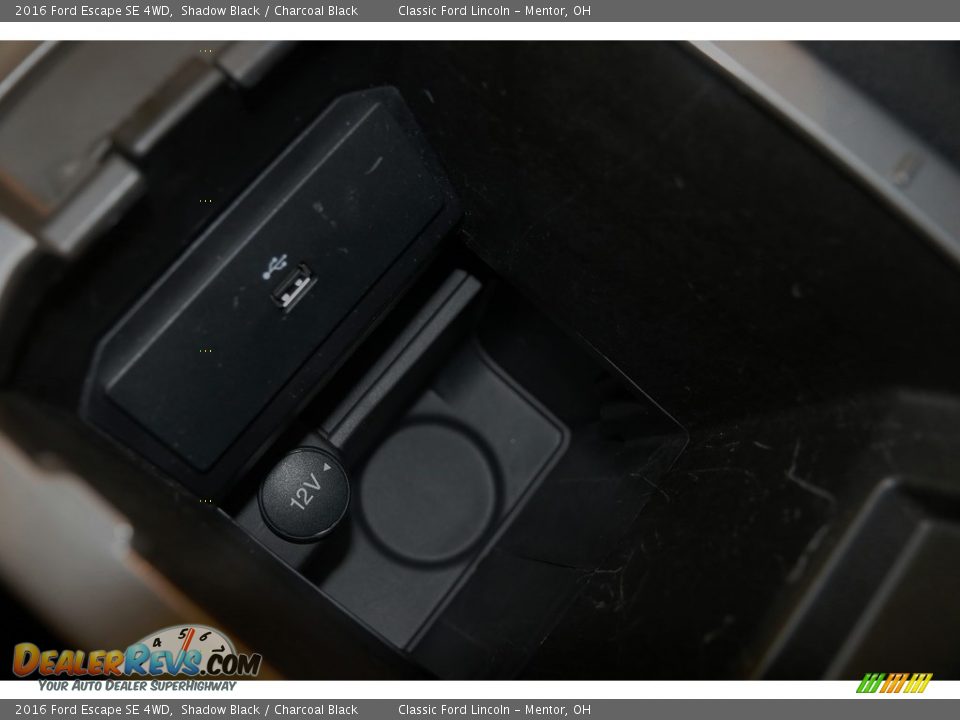 2016 Ford Escape SE 4WD Shadow Black / Charcoal Black Photo #18