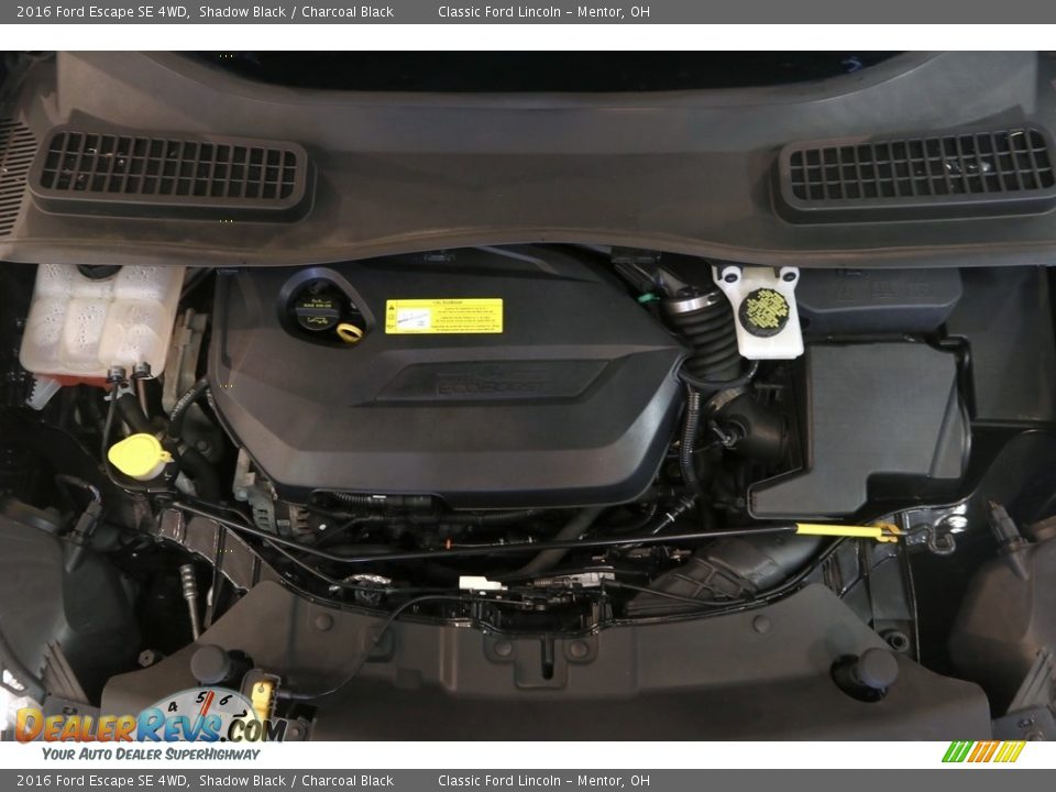 2016 Ford Escape SE 4WD Shadow Black / Charcoal Black Photo #24