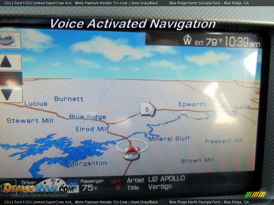 2011 Ford F150 Limited SuperCrew 4x4 White Platinum Metallic Tri-Coat / Steel Gray/Black Photo #20