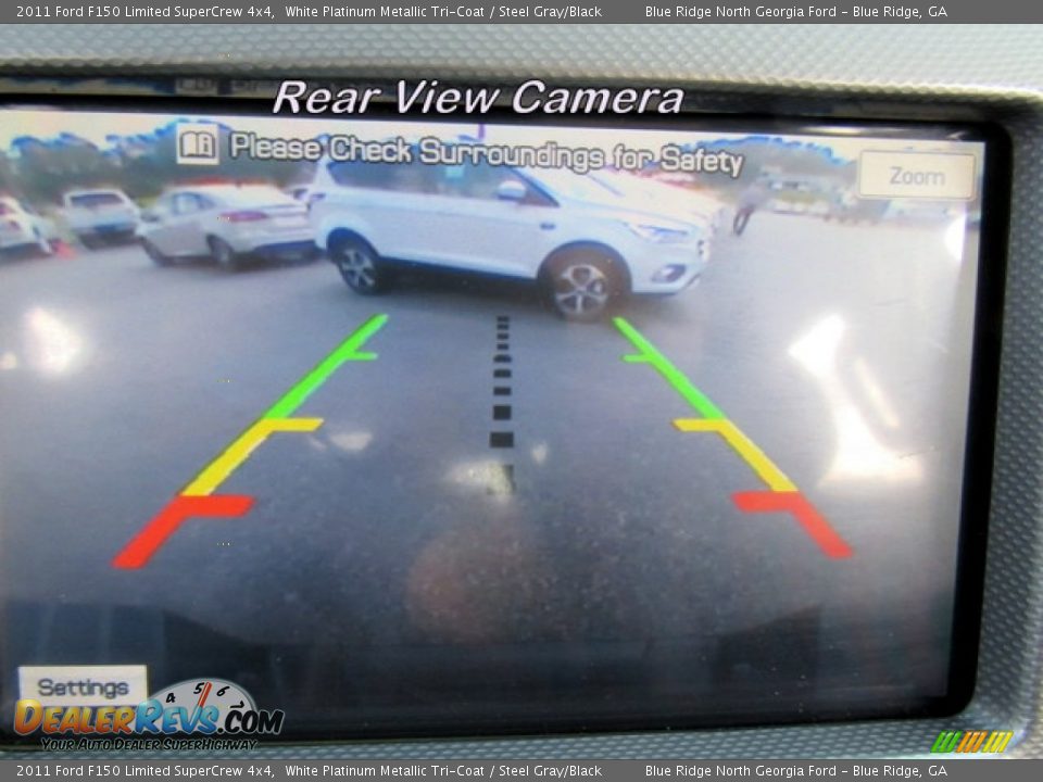 2011 Ford F150 Limited SuperCrew 4x4 White Platinum Metallic Tri-Coat / Steel Gray/Black Photo #21