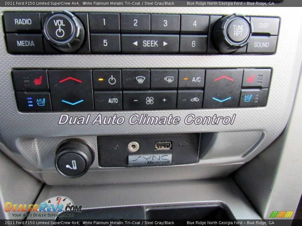 2011 Ford F150 Limited SuperCrew 4x4 White Platinum Metallic Tri-Coat / Steel Gray/Black Photo #22