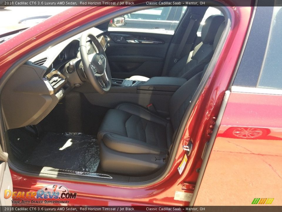 2018 Cadillac CT6 3.6 Luxury AWD Sedan Red Horizon Tintcoat / Jet Black Photo #3