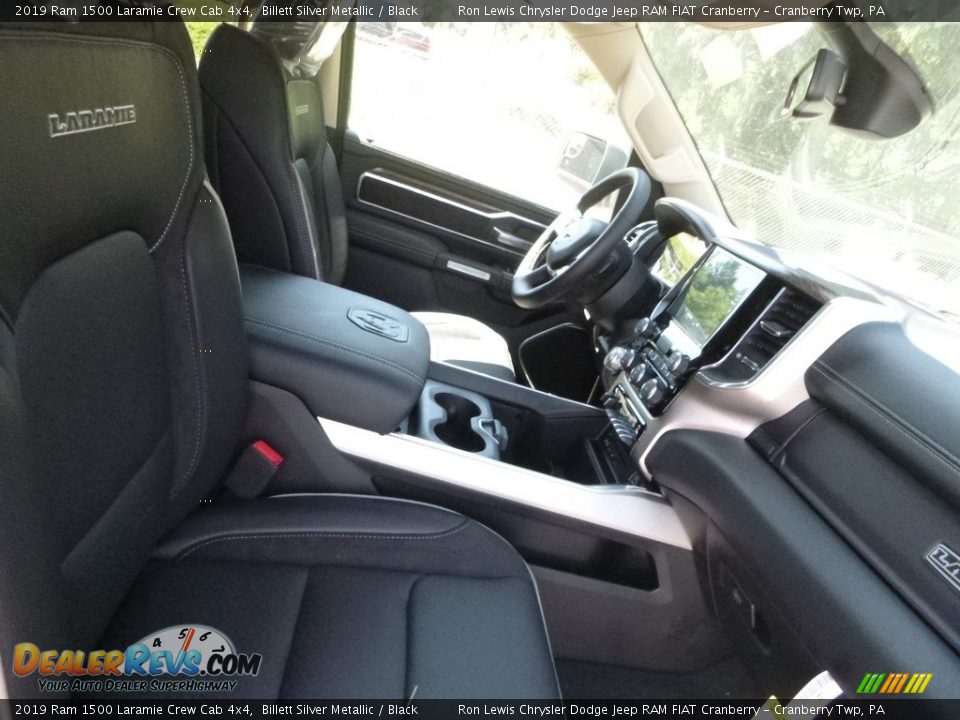 2019 Ram 1500 Laramie Crew Cab 4x4 Billett Silver Metallic / Black Photo #10
