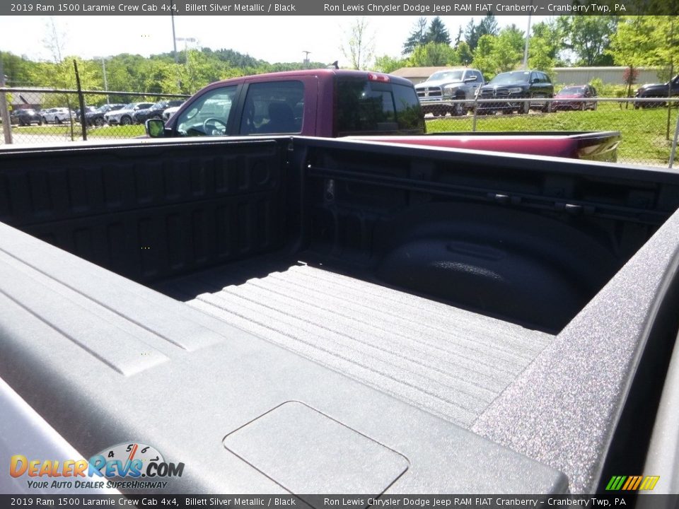 2019 Ram 1500 Laramie Crew Cab 4x4 Billett Silver Metallic / Black Photo #14
