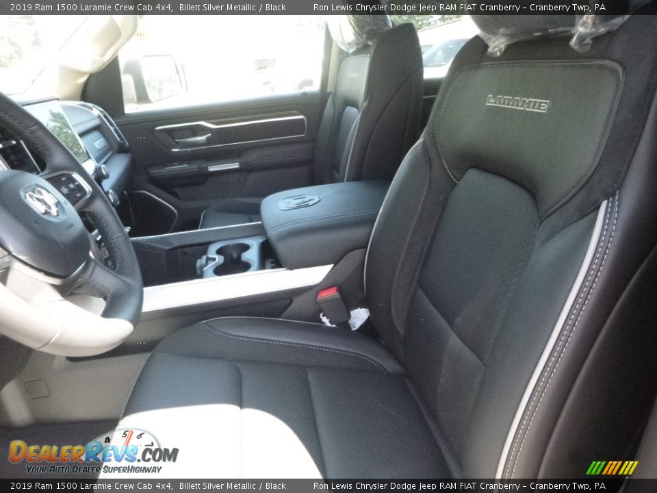 2019 Ram 1500 Laramie Crew Cab 4x4 Billett Silver Metallic / Black Photo #15