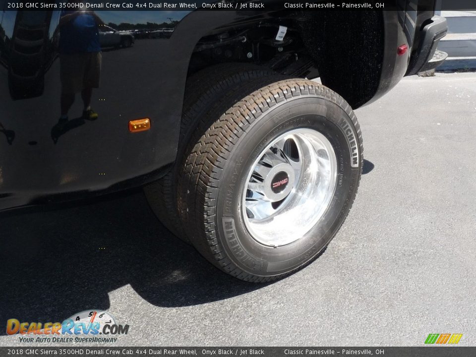 2018 GMC Sierra 3500HD Denali Crew Cab 4x4 Dual Rear Wheel Onyx Black / Jet Black Photo #7