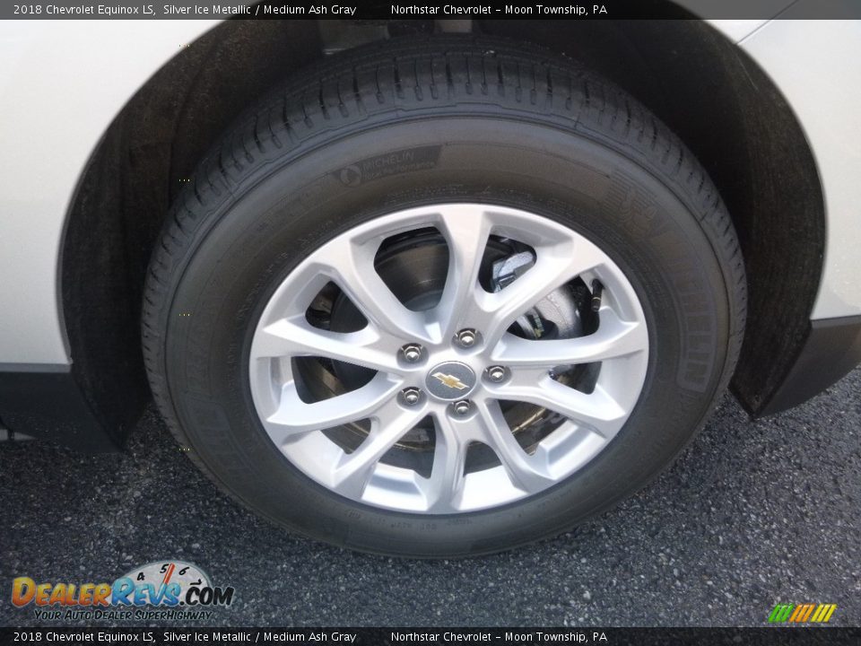 2018 Chevrolet Equinox LS Silver Ice Metallic / Medium Ash Gray Photo #9