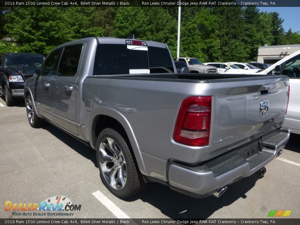 2019 Ram 1500 Limited Crew Cab 4x4 Billett Silver Metallic / Black Photo #3