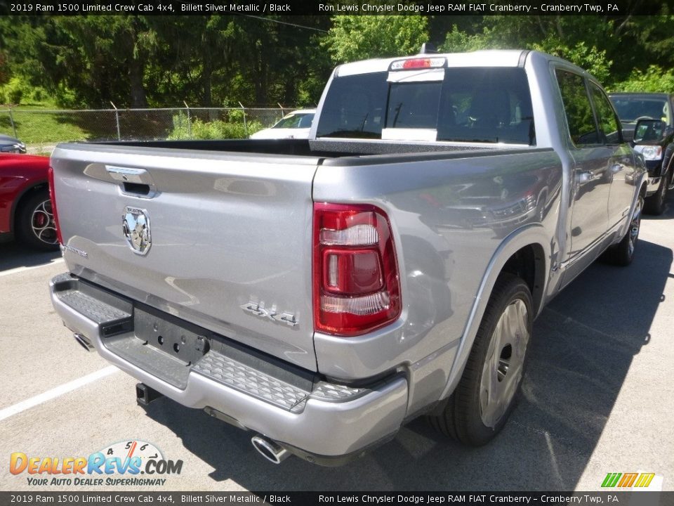 2019 Ram 1500 Limited Crew Cab 4x4 Billett Silver Metallic / Black Photo #5