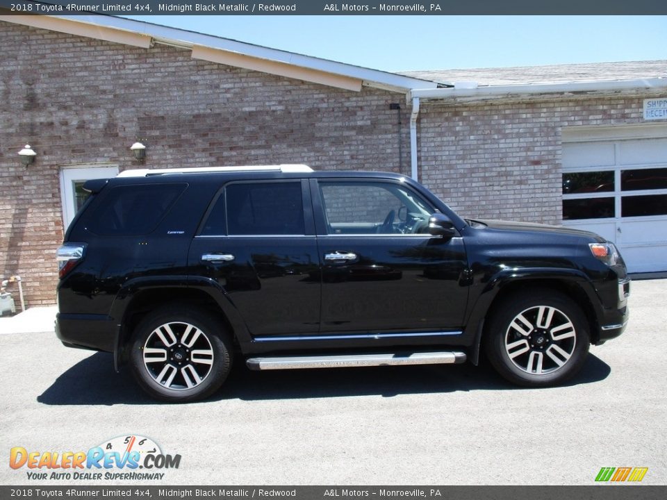2018 Toyota 4Runner Limited 4x4 Midnight Black Metallic / Redwood Photo #2