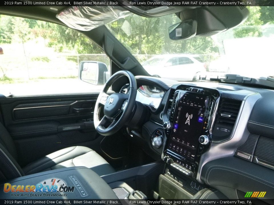 2019 Ram 1500 Limited Crew Cab 4x4 Billett Silver Metallic / Black Photo #8