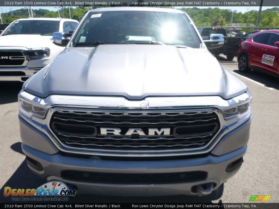 2019 Ram 1500 Limited Crew Cab 4x4 Billett Silver Metallic / Black Photo #10