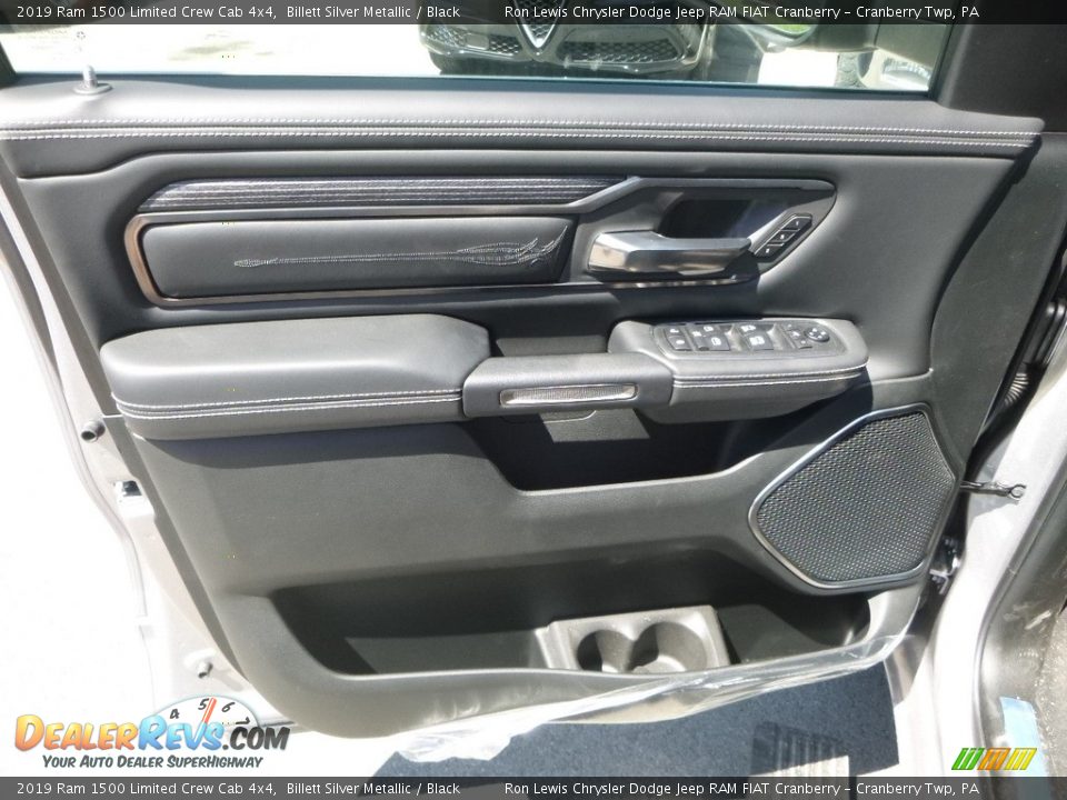 2019 Ram 1500 Limited Crew Cab 4x4 Billett Silver Metallic / Black Photo #12