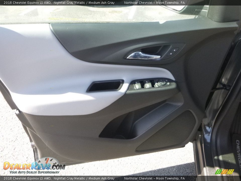 2018 Chevrolet Equinox LS AWD Nightfall Gray Metallic / Medium Ash Gray Photo #14