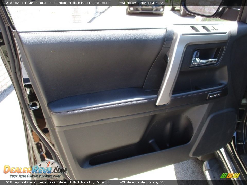 2018 Toyota 4Runner Limited 4x4 Midnight Black Metallic / Redwood Photo #10