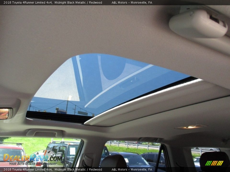 2018 Toyota 4Runner Limited 4x4 Midnight Black Metallic / Redwood Photo #11