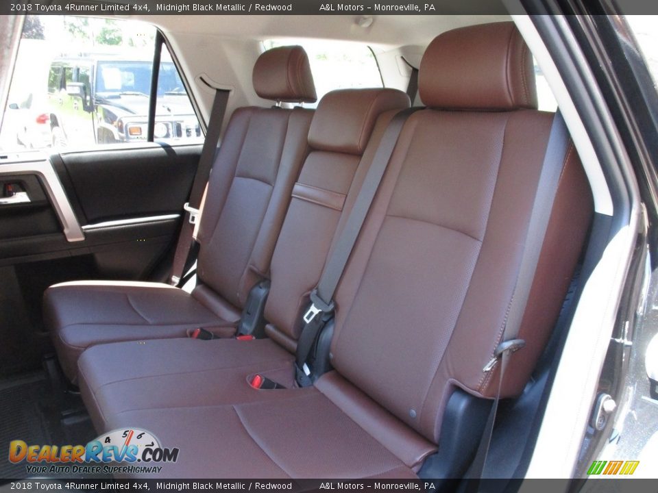 2018 Toyota 4Runner Limited 4x4 Midnight Black Metallic / Redwood Photo #13