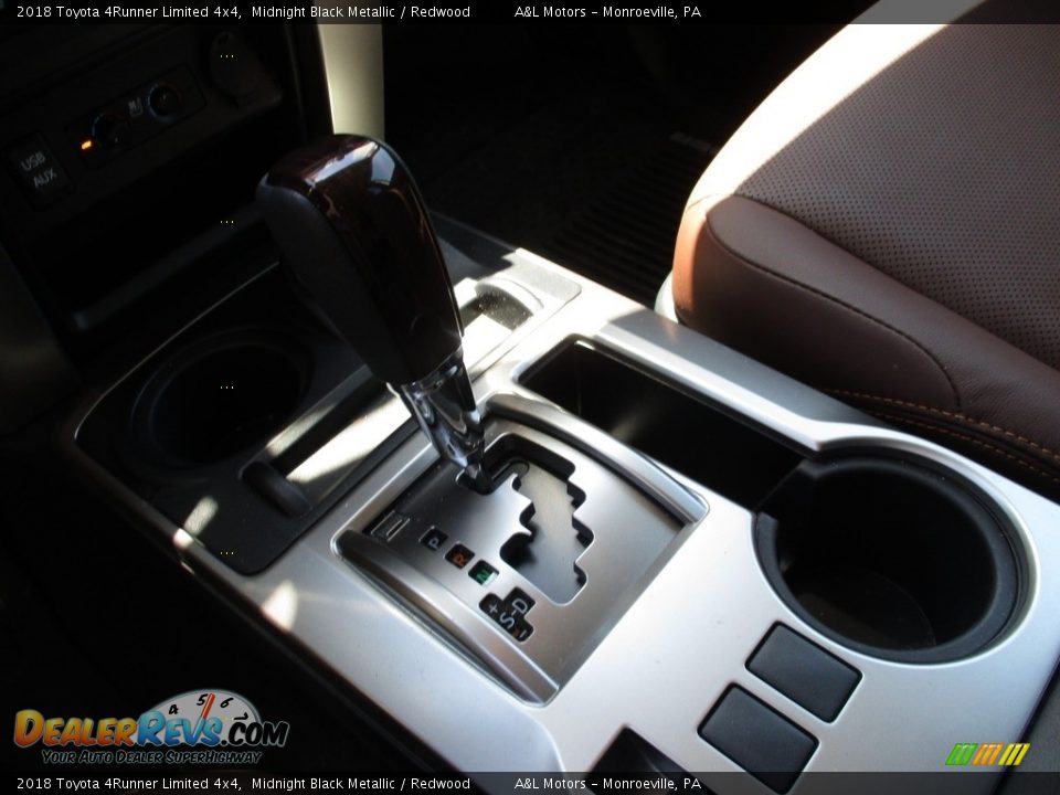 2018 Toyota 4Runner Limited 4x4 Midnight Black Metallic / Redwood Photo #15