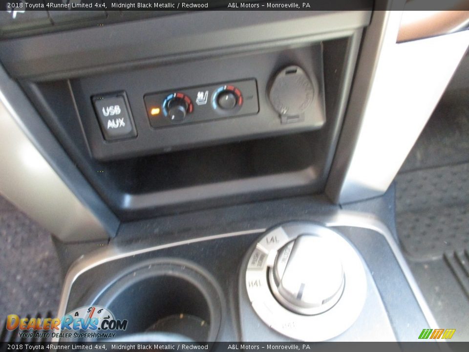 2018 Toyota 4Runner Limited 4x4 Midnight Black Metallic / Redwood Photo #16