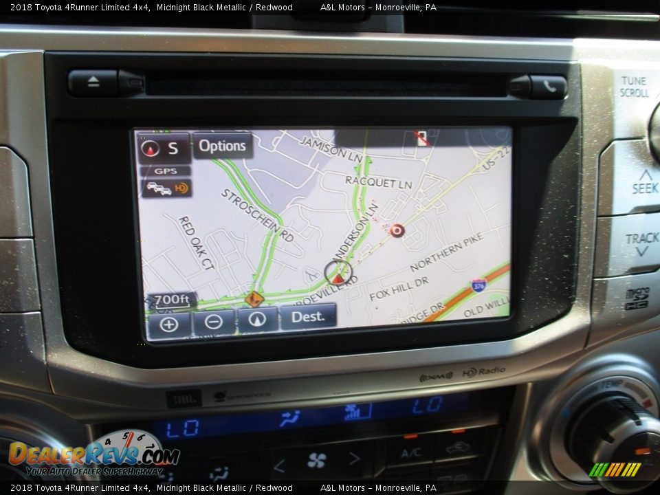 2018 Toyota 4Runner Limited 4x4 Midnight Black Metallic / Redwood Photo #17